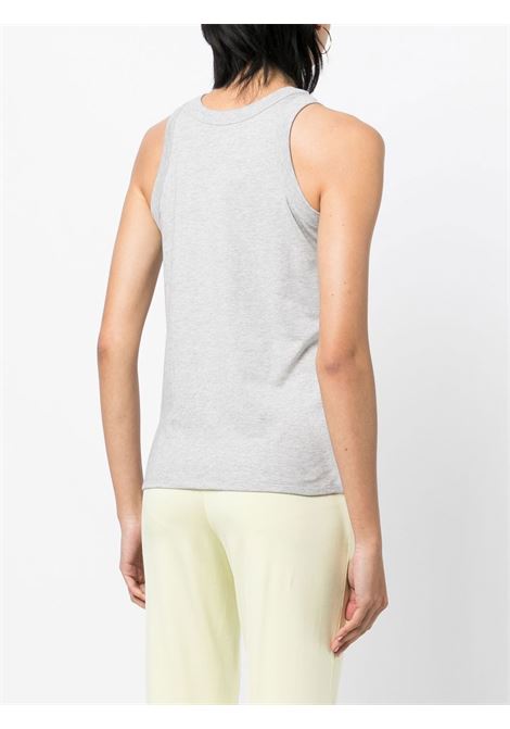 Grey round-neck tank top Loulou Studio - women LOULOU DE SAISON | POSOGRYMLNG